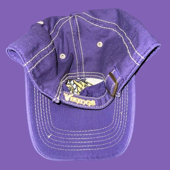 NFL Minnesota Vikings 47 Brand Adjustable Cap Hat - Picture 4 of 5